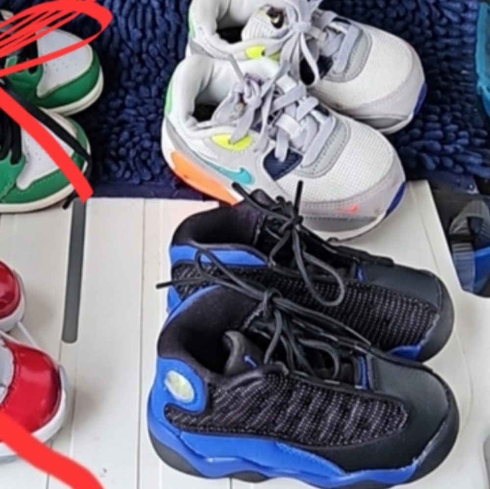Jordan and Nike toddler shoes size 6c